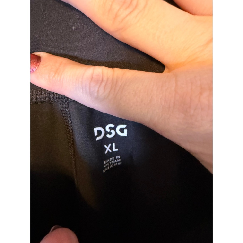 DSG Women Jogger Pants High Rise Stretch Black XL - Picture 2 of 6